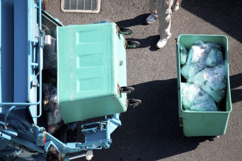 Preparing furniture for disposal in Greenwich